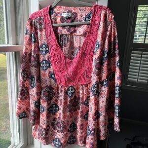 Kokoon Bohemian flows print top size L